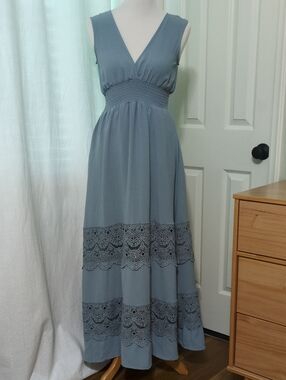 NWT Light Blue Baltic Born Bondi Maxi Dress